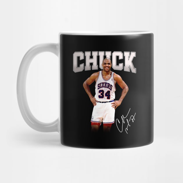 Charles Barkley The Chuck Basketball Legend Signature Vintage Retro 80s 90s Bootleg Rap Style by CarDE